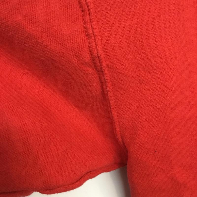 古着 USED トレーナー 長袖 スウェット 裏起毛 プリント ロゴ、文字 赤 / レッド / メンズ USED 古着 中古 10062640