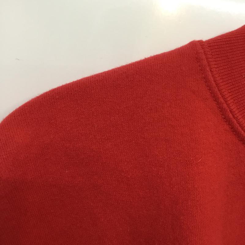 古着 USED トレーナー 長袖 スウェット 裏起毛 プリント ロゴ、文字 赤 / レッド / メンズ USED 古着 中古 10062640