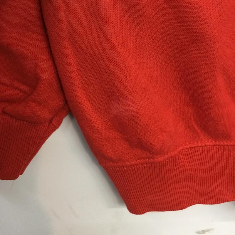 ヘインズ HANES トレーナー 長袖 スウェット 裏起毛 プリント アラスカ L ロゴ、文字 赤 / レッド / メンズ USED 古着 中古 10062644