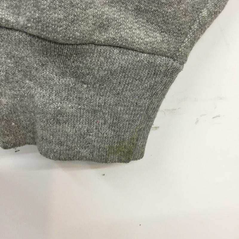 ジャージーズ JERZEES トレーナー 長袖 スウェット 裏起毛 車 M プリント 灰 / グレー / メンズ USED 古着 中古 10062654