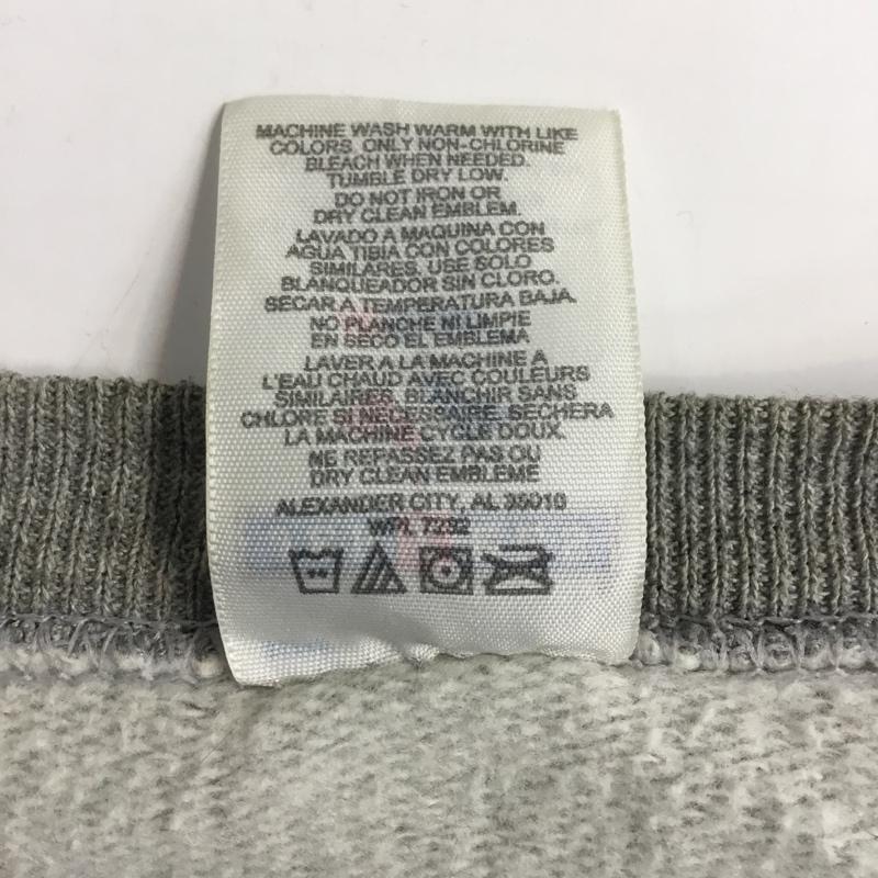 ジャージーズ JERZEES トレーナー 長袖 スウェット 裏起毛 車 M プリント 灰 / グレー / メンズ USED 古着 中古 10062654