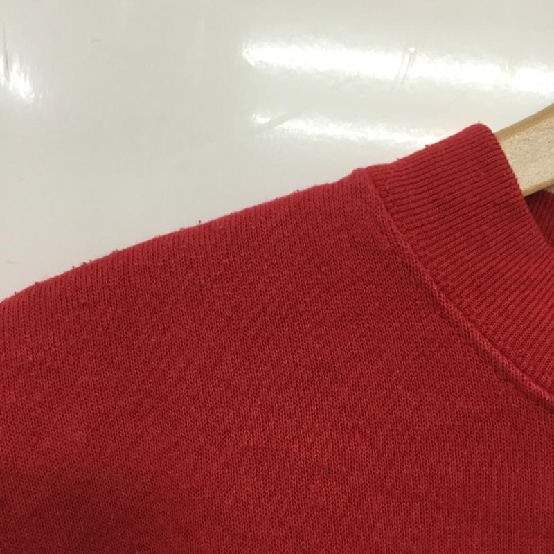 古着 USED トレーナー 長袖 スウェット 裏起毛 プリント M プリント 赤 / レッド / メンズ USED 古着 中古 10062665
