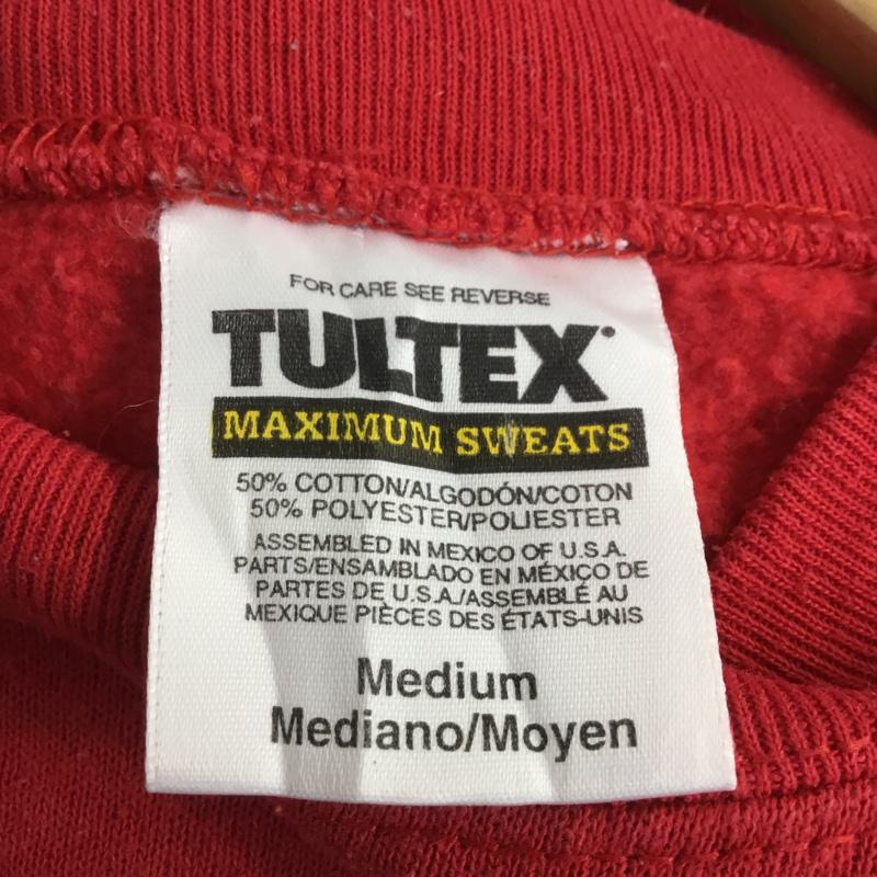 古着 USED トレーナー 長袖 スウェット 裏起毛 プリント M プリント 赤 / レッド / メンズ USED 古着 中古 10062665