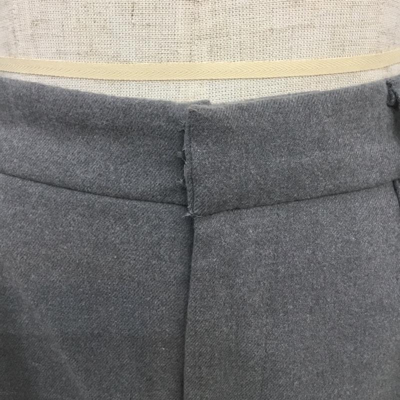 ムルーア MURUA ボトムス ボトムス 011660701301 サイドスリットワイドパンツ S 無地 灰 / グレー / レディース USED 古着 中古 10062900