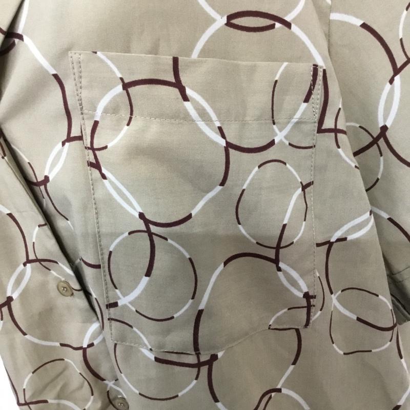 マウジー MOUSSY シャツ、ブラウス 半袖 010BAS30-7720 HOOP CHAIN SH FREE 総柄 ベージュ / ベージュ / レディース USED 古着 中古 10063043