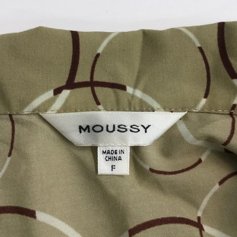 マウジー MOUSSY シャツ、ブラウス 半袖 010BAS30-7720 HOOP CHAIN SH FREE 総柄 ベージュ / ベージュ / レディース USED 古着 中古 10063043