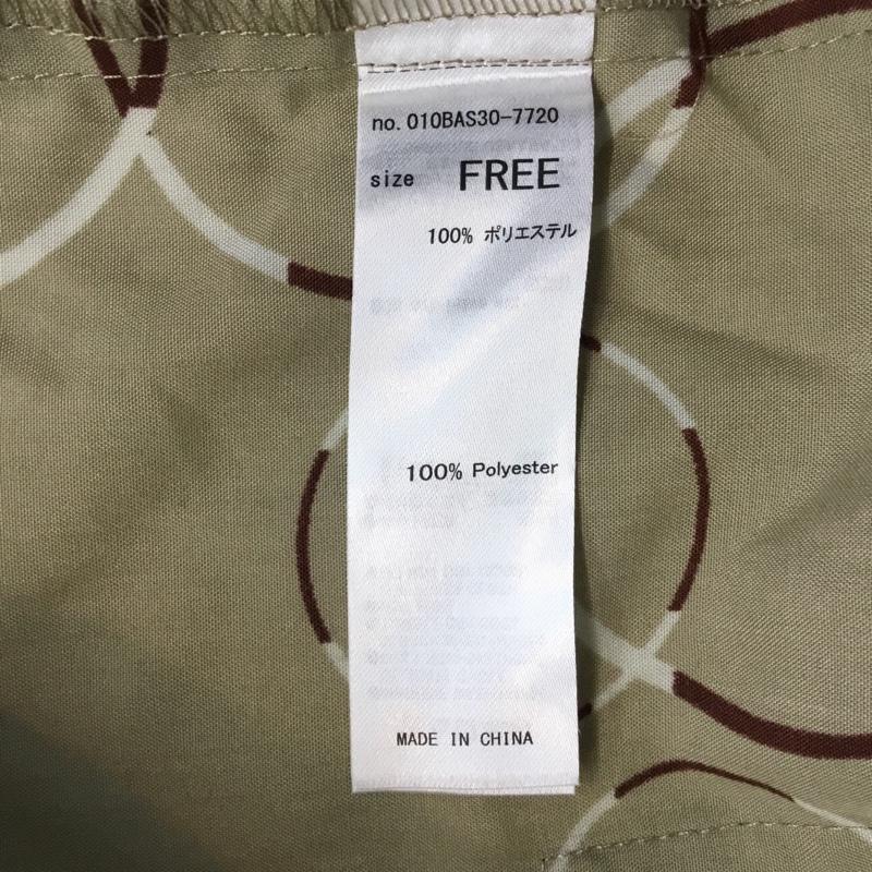 マウジー MOUSSY シャツ、ブラウス 半袖 010BAS30-7720 HOOP CHAIN SH FREE 総柄 ベージュ / ベージュ / レディース USED 古着 中古 10063043