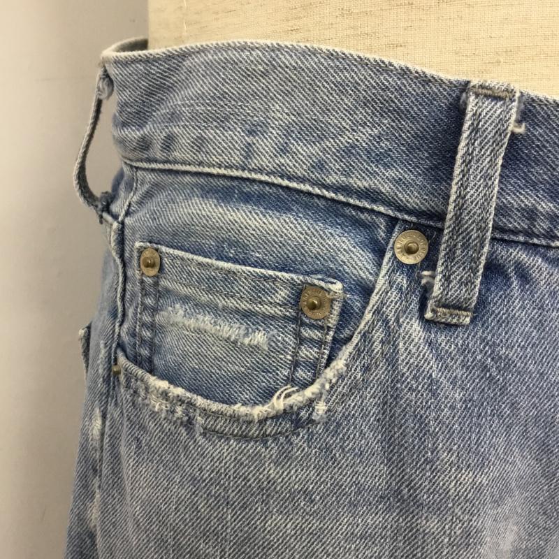 レイジブルー RAGEBLUE パンツ デニム、ジーンズ ダメージデニムパンツ 30インチ 無地 インディゴ / インディゴ / メンズ USED 古着 中古 10063051