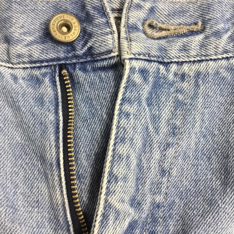 レイジブルー RAGEBLUE パンツ デニム、ジーンズ ダメージデニムパンツ 30インチ 無地 インディゴ / インディゴ / メンズ USED 古着 中古 10063051