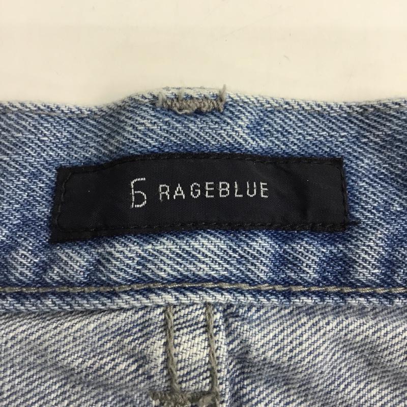 レイジブルー RAGEBLUE パンツ デニム、ジーンズ ダメージデニムパンツ 30インチ 無地 インディゴ / インディゴ / メンズ USED 古着 中古 10063051