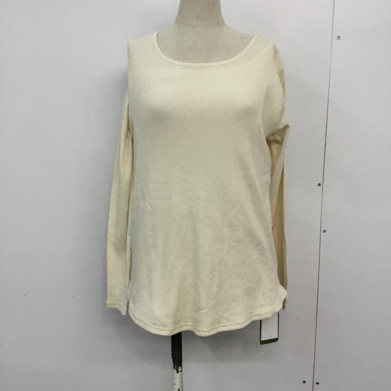 フリークスストア FREAK'S STORE カットソー 長袖 ネップテレコLSレイヤートップス タグ付き FREE 無地 オフホワイト / オフホワイト / レディース USED 古着 中古 10063122