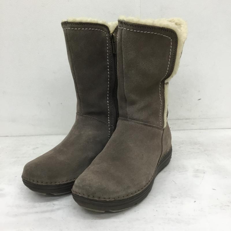 クラークス Clarks ブーツ 一般 ムートンブーツ US:5.5 茶 / ブラウン / レディース USED 古着 中古 10063185