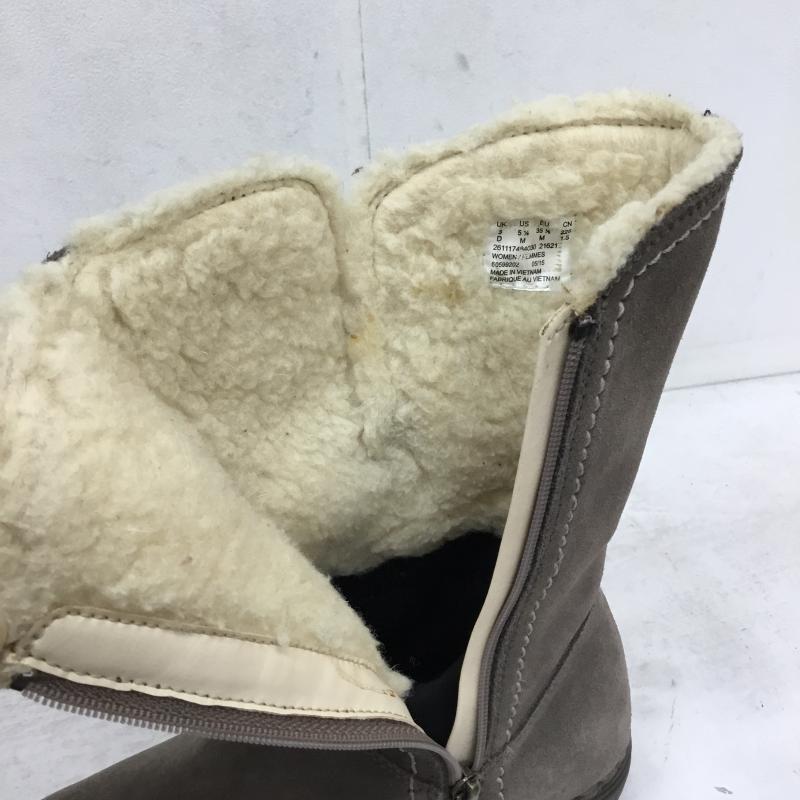 クラークス Clarks ブーツ 一般 ムートンブーツ US:5.5 茶 / ブラウン / レディース USED 古着 中古 10063185