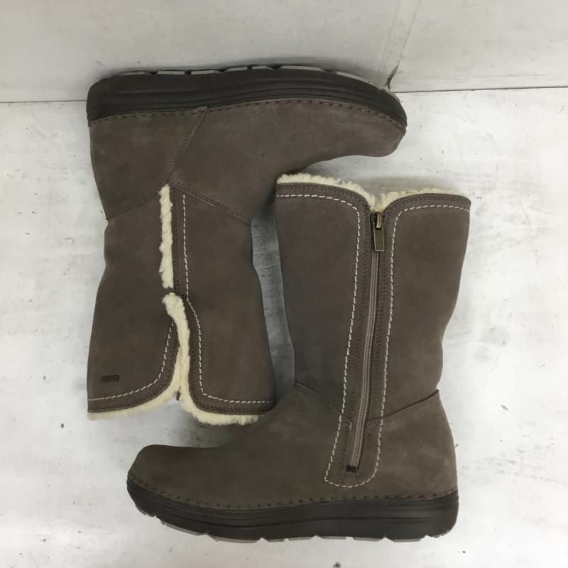 クラークス Clarks ブーツ 一般 ムートンブーツ US:5.5 茶 / ブラウン / レディース USED 古着 中古 10063185