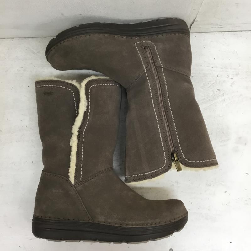 クラークス Clarks ブーツ 一般 ムートンブーツ US:5.5 茶 / ブラウン / レディース USED 古着 中古 10063185