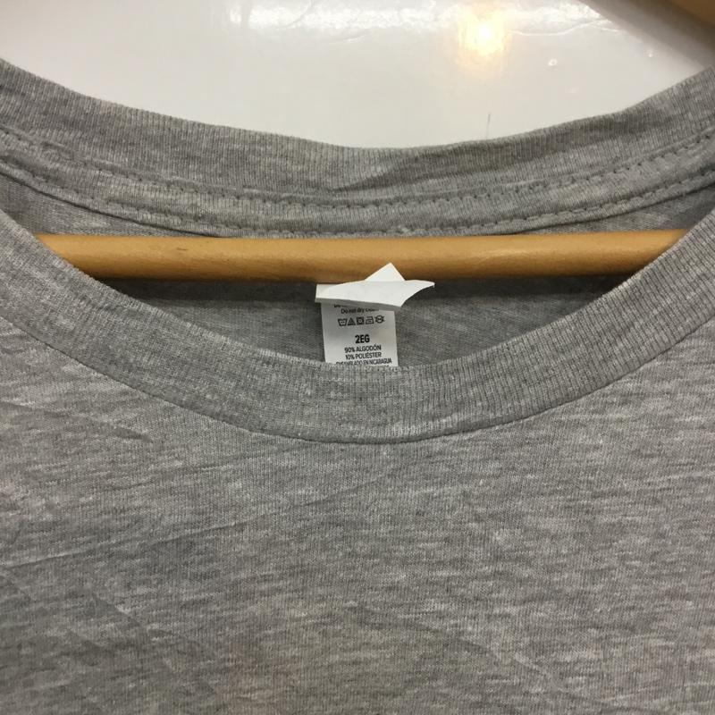 古着 USED Tシャツ 半袖 クルーネック ロゴ プリント 灰 / グレー / メンズ USED 古着 中古 10063215