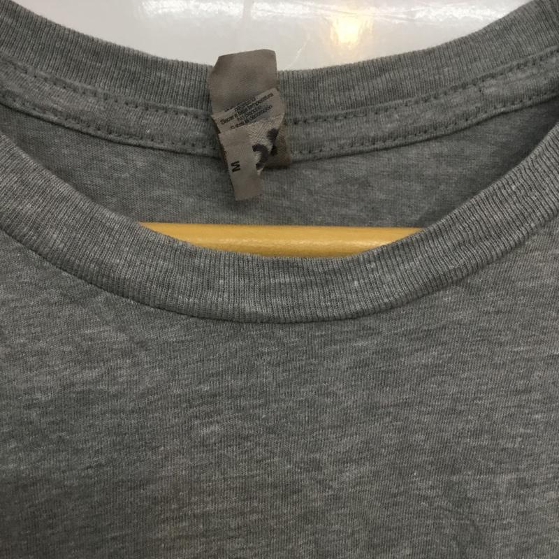 古着 USED Tシャツ 半袖 クルーネック プリント M ロゴ、文字 灰 / グレー / メンズ USED 古着 中古 10063223