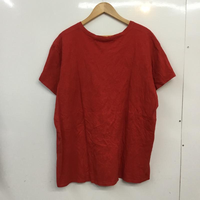 古着 USED Tシャツ 半袖 クルーネック 星座 おうし座 プリント 赤 / レッド / メンズ USED 古着 中古 10063235
