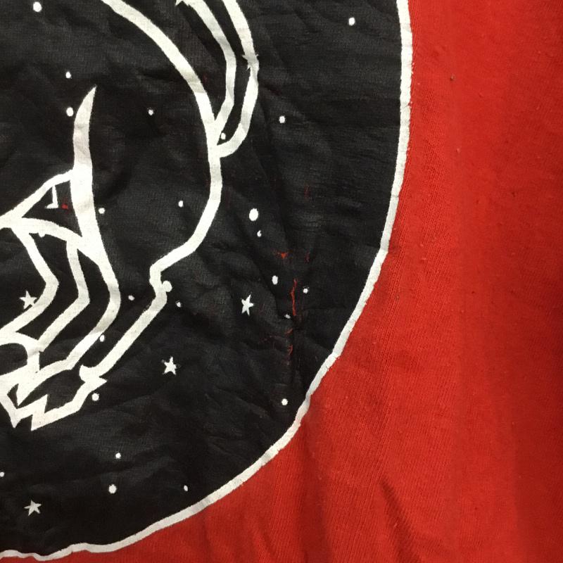 古着 USED Tシャツ 半袖 クルーネック 星座 おうし座 プリント 赤 / レッド / メンズ USED 古着 中古 10063235