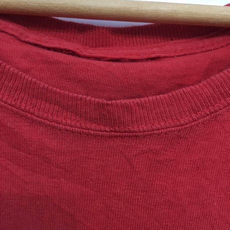 古着 USED Tシャツ 半袖 クルーネック 星座 おうし座 プリント 赤 / レッド / メンズ USED 古着 中古 10063235