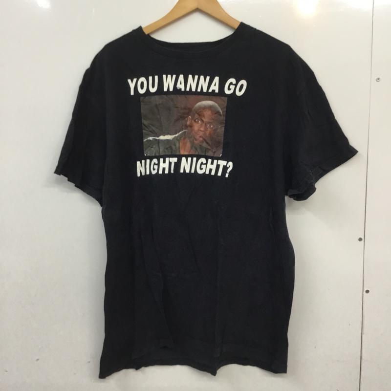 フルーツオブザルーム FRUIT OF THE LOOM Tシャツ 半袖 クルーネック フォトグラフ ロゴ XL プリント 黒 / ブラック / メンズ USED 古着 中古 10063238
