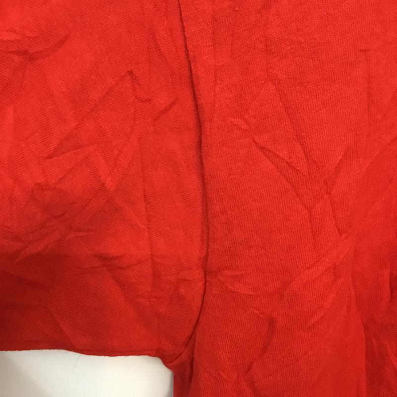 フルーツオブザルーム FRUIT OF THE LOOM Tシャツ 半袖 クルーネック プリント XL ロゴ、文字 赤 / レッド / メンズ USED 古着 中古 10063240