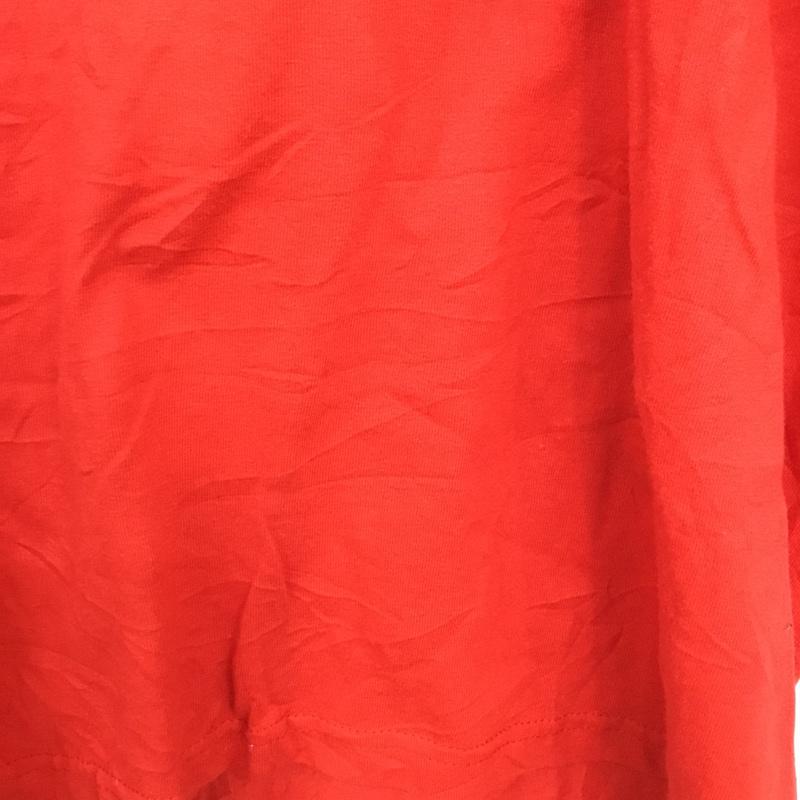フルーツオブザルーム FRUIT OF THE LOOM Tシャツ 半袖 クルーネック プリント XL ロゴ、文字 赤 / レッド / メンズ USED 古着 中古 10063240