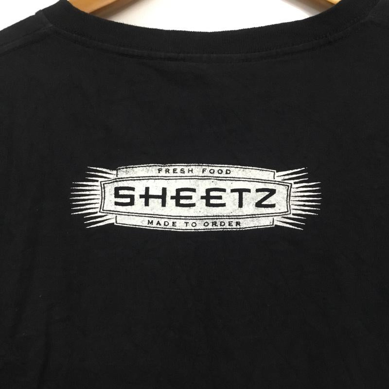 フルーツオブザルーム FRUIT OF THE LOOM Tシャツ 半袖 クルーネック バックプリント 野球 XL ロゴ、文字 黒 / ブラック / メンズ USED 古着 中古 10063241