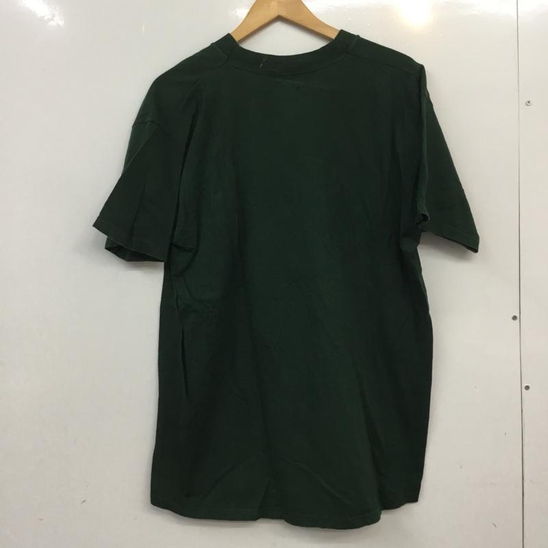 古着 USED Tシャツ 半袖 クルーネック クリスマス リース 雪 プリント 緑 / グリーン / メンズ USED 古着 中古 10063257