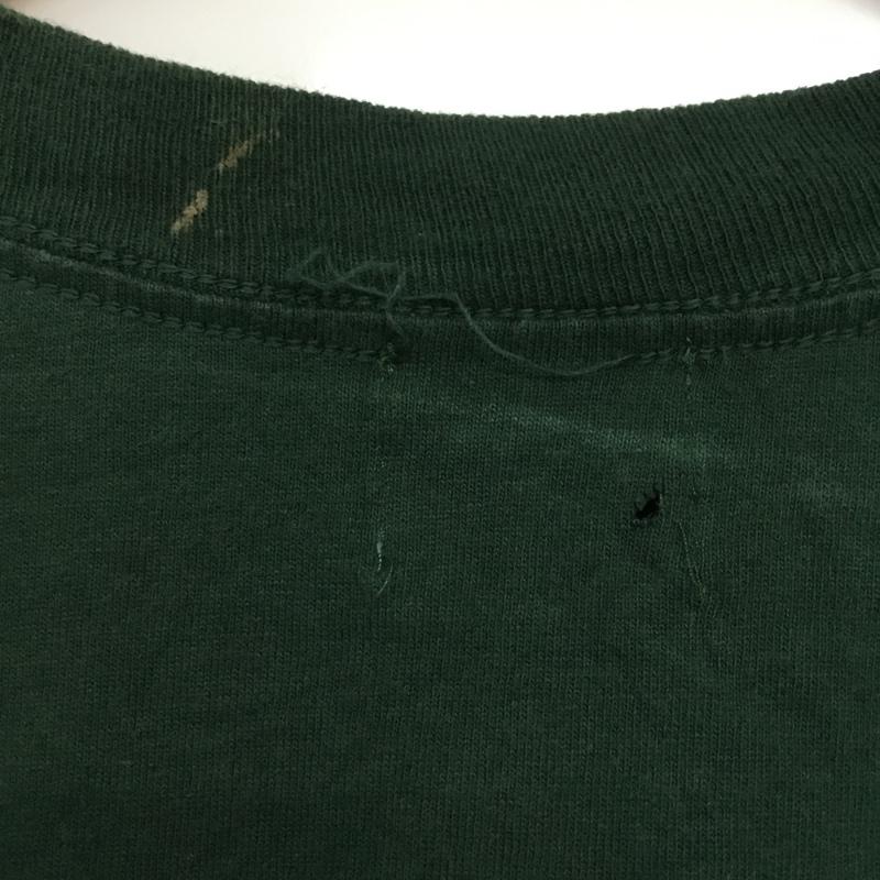 古着 USED Tシャツ 半袖 クルーネック クリスマス リース 雪 プリント 緑 / グリーン / メンズ USED 古着 中古 10063257