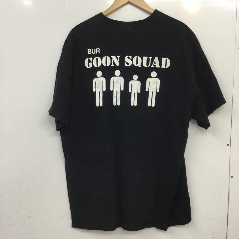 ギルダン GILDAN Tシャツ 半袖 クルーネック ロゴ XL ロゴ、文字 黒 / ブラック / メンズ USED 古着 中古 10063263