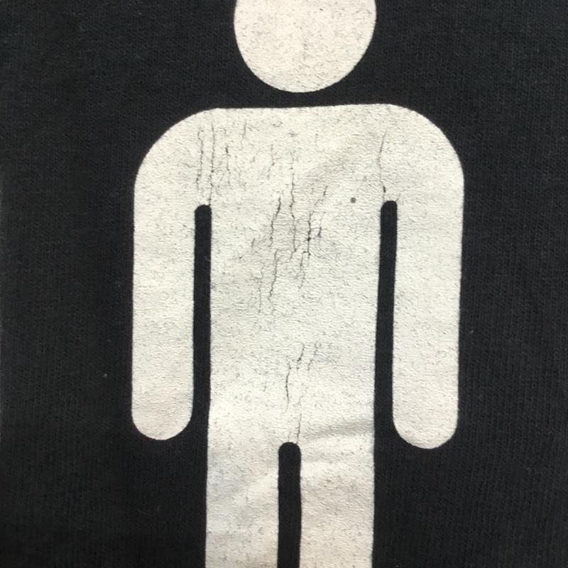 ギルダン GILDAN Tシャツ 半袖 クルーネック ロゴ XL ロゴ、文字 黒 / ブラック / メンズ USED 古着 中古 10063263