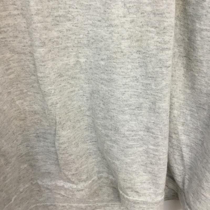 ギルダン GILDAN Tシャツ 半袖 クルーネック バックプリント 野球 XL プリント 灰 / グレー / メンズ USED 古着 中古 10063264