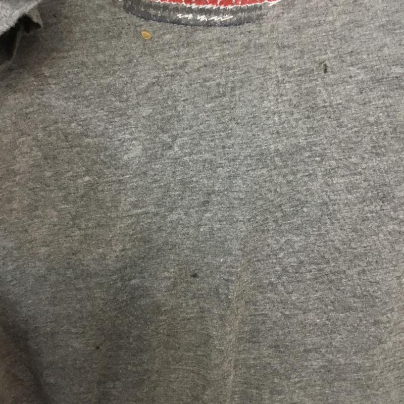 古着 USED Tシャツ 半袖 クルーネック KING OF BEERS ビール ロゴ XL プリント 灰 / グレー / メンズ USED 古着 中古 10063275