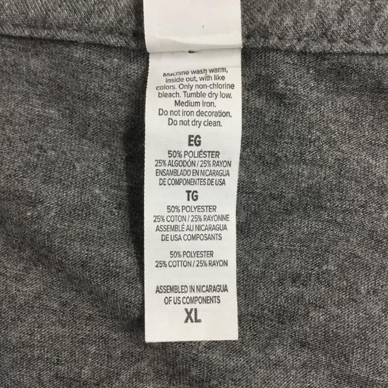古着 USED Tシャツ 半袖 クルーネック KING OF BEERS ビール ロゴ XL プリント 灰 / グレー / メンズ USED 古着 中古 10063275