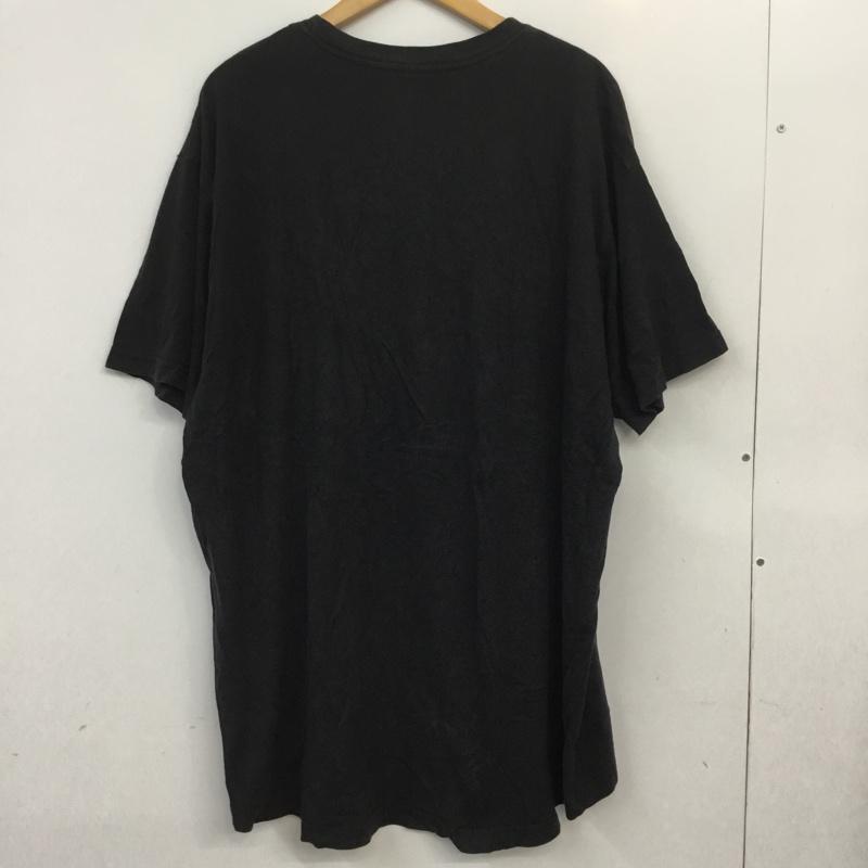 古着 USED Tシャツ 半袖 クルーネック AMERICAN FIGHTER ロゴ 3XL プリント 黒 / ブラック / メンズ USED 古着 中古 10063276