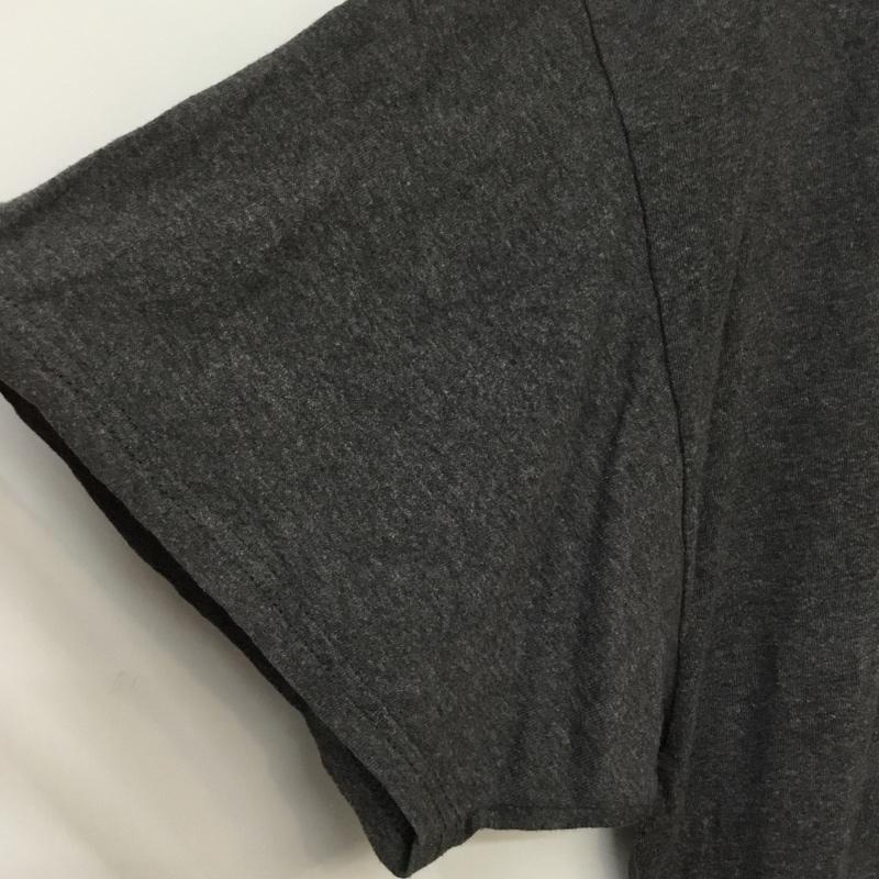 ヘインズ HANES Tシャツ 半袖 クルーネック プリント XL ロゴ、文字 ダークグレー / ダークグレー / メンズ USED 古着 中古 10063279