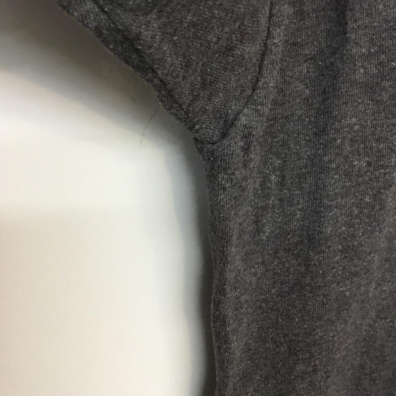 ヘインズ HANES Tシャツ 半袖 クルーネック プリント XL ロゴ、文字 ダークグレー / ダークグレー / メンズ USED 古着 中古 10063279