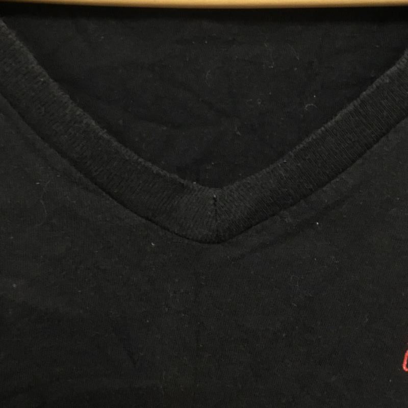 古着 USED Tシャツ 半袖 Vネック プリント ロゴ、文字 黒 / ブラック / メンズ USED 古着 中古 10063282