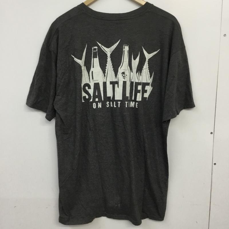 古着 USED Tシャツ 半袖 クルーネック L プリント チャコールグレー / チャコールグレー / メンズ USED 古着 中古 10063286