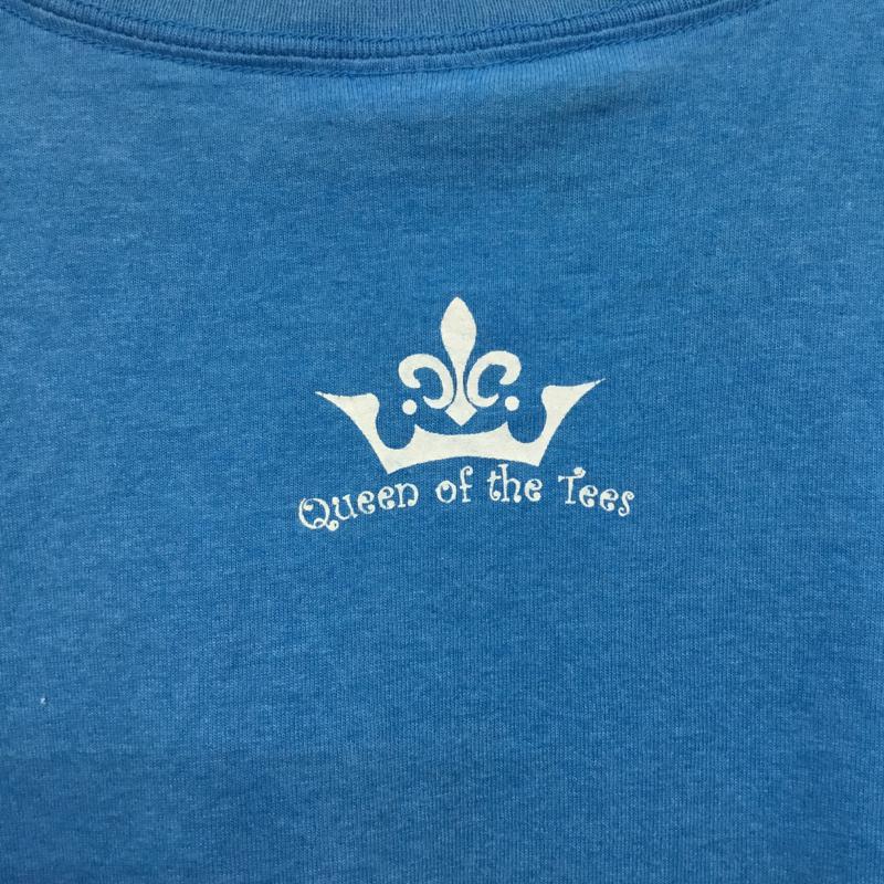 ギルダン GILDAN Tシャツ 半袖 クルーネック ロゴ 2XL プリント 水色 / ライトブルー / メンズ USED 古着 中古 10063295