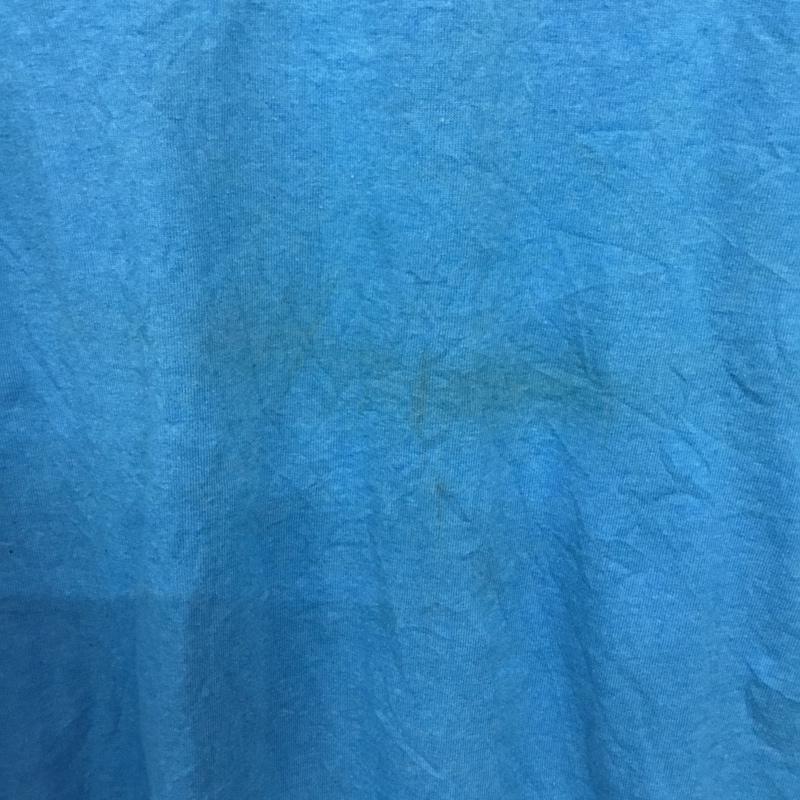 ギルダン GILDAN Tシャツ 半袖 クルーネック ロゴ 2XL プリント 水色 / ライトブルー / メンズ USED 古着 中古 10063295