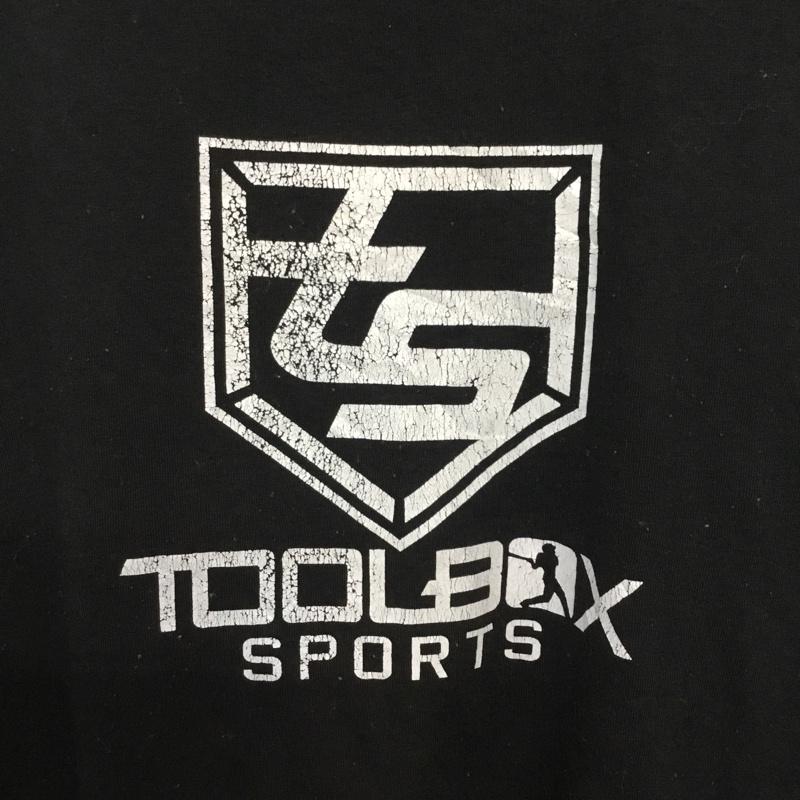 古着 USED Tシャツ 半袖 クルーネック TOOLBOX SPORTS ロゴ XL プリント 黒 / ブラック / メンズ USED 古着 中古 10063309
