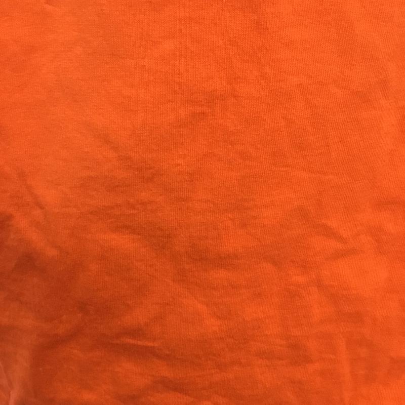 チャンピオン Champion Tシャツ 半袖 クルーネック XL ワンポイント 橙 / オレンジ / メンズ USED 古着 中古 10063451