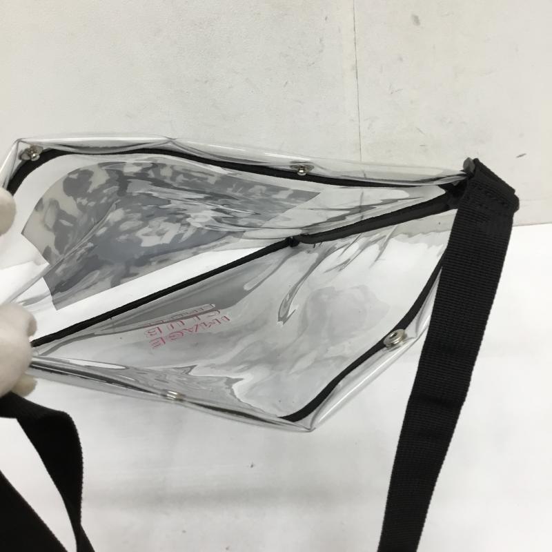 ユーズドクロージング used clothes トートバッグ トートバッグ IMAGE CLUB LIMITED × JOURNAL STANDARD プリント 黒 / ブラック / X 透明 / クリア / メンズ USED 古着 中古 10063573