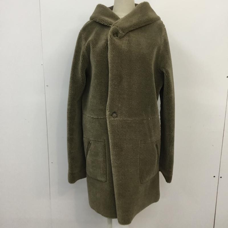 アーバンリサーチ URBAN RESEARCH コート コート一般 UR52-270002 リバーシブル フェイクムートンコート FREE 無地 茶 / ブラウン / レディース USED 古着 中古 10063660