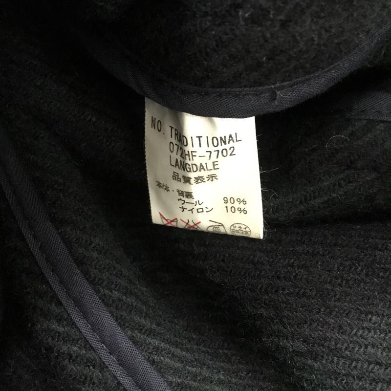 トラディショナルウェザーウェア Traditional Weatherwear コート ピーコート 072HF-7702 34 チェック 緑 / グリーン / X 紺 / ネイビー / レディース USED 古着 中古 10063664