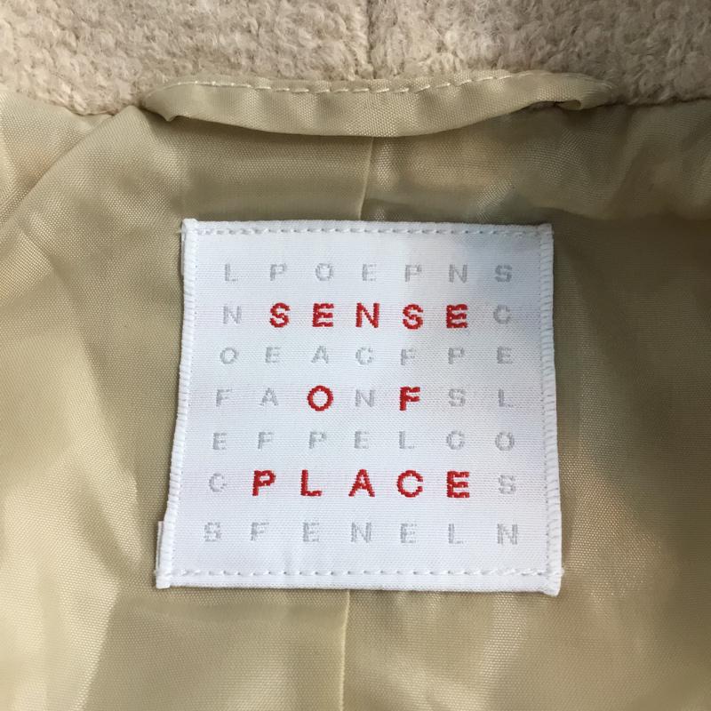 センスオブプレイスバイアーバンリサーチ SENSE OF PLACE by URBAN RESEARCH コート コート一般 ベルテッドマキシロングコート AA57-27Y006 FREE 無地 ベージュ / ベージュ / レディース USED 古着 中古 10063715