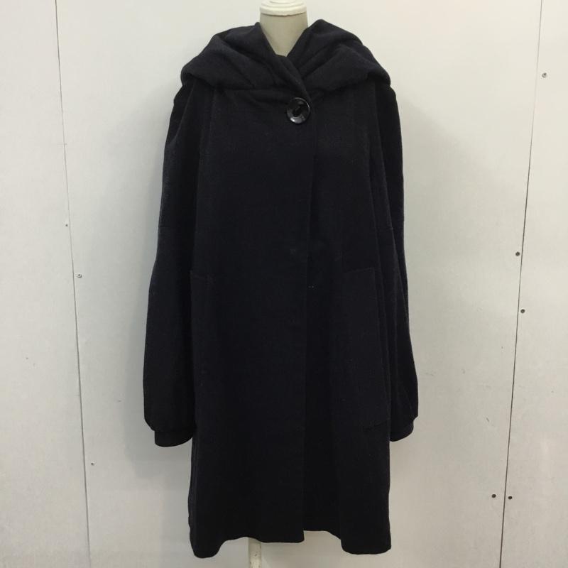 ザラベーシック ZARA BASIC コート コート一般 M 無地 紺 / ネイビー / レディース USED 古着 中古 10063724
