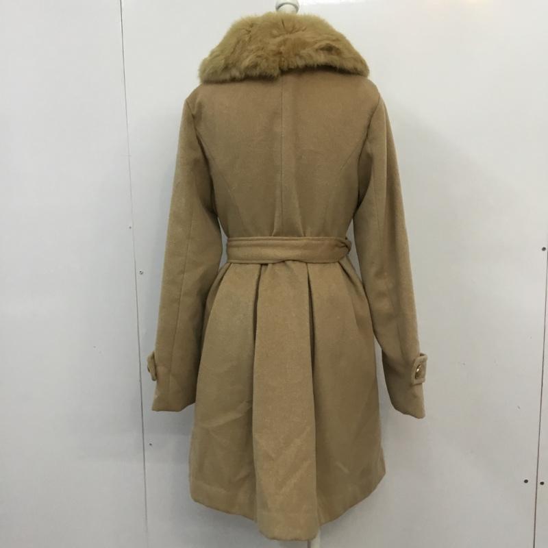 イング INGNI コート コート一般 ファー取り外しドーリーコート タグ付 M 無地 ベージュ / ベージュ / レディース USED 古着 中古 10063744